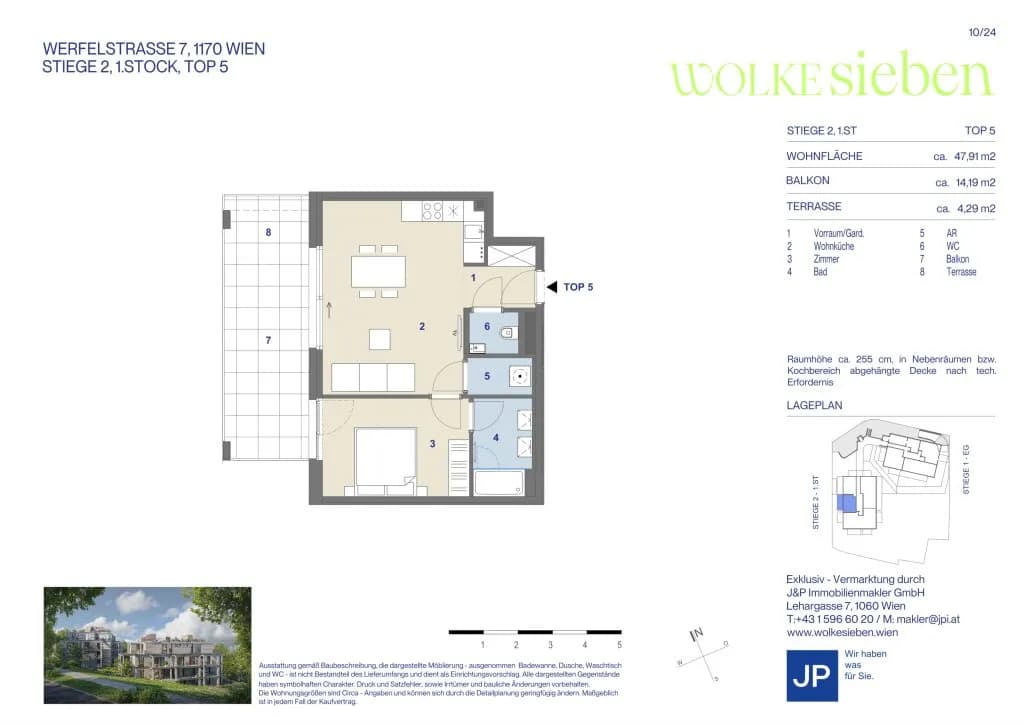 4-Zimmer-Wohnung kaufen in Wien – 47,91 m², € 538.000 – Bild 14 von 14