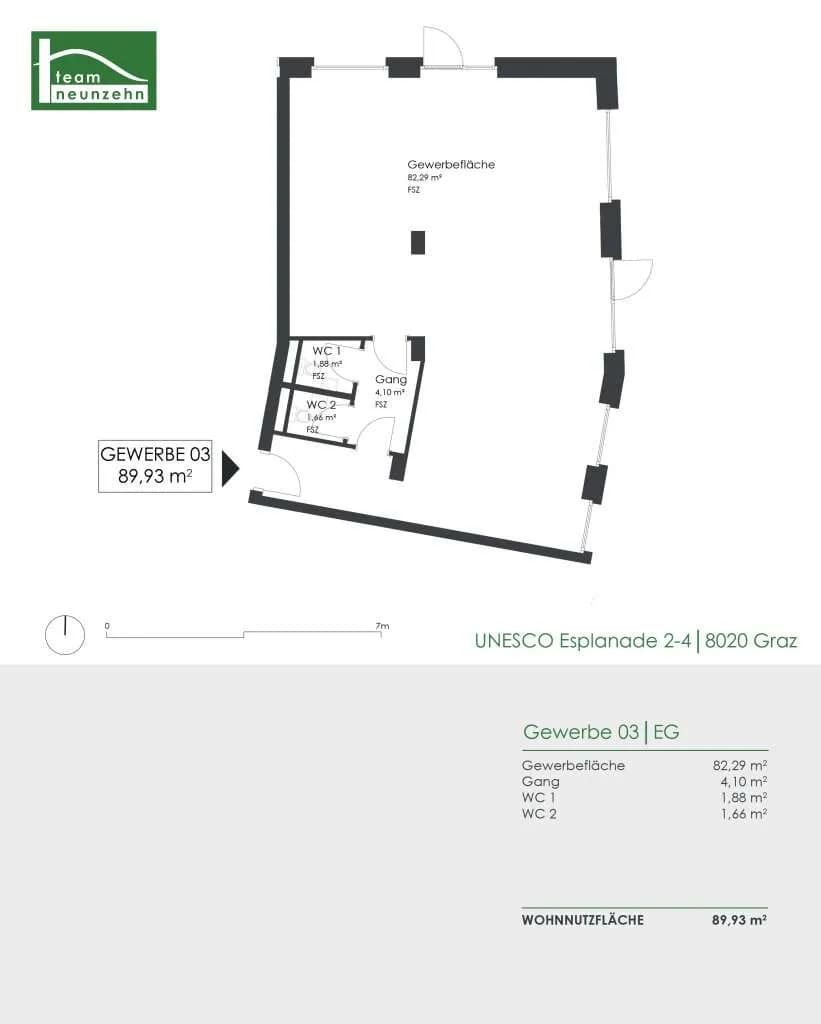 Gewerbeimmobilie mieten in Graz – 90 m², € 1.025 – Bild 12 von 12