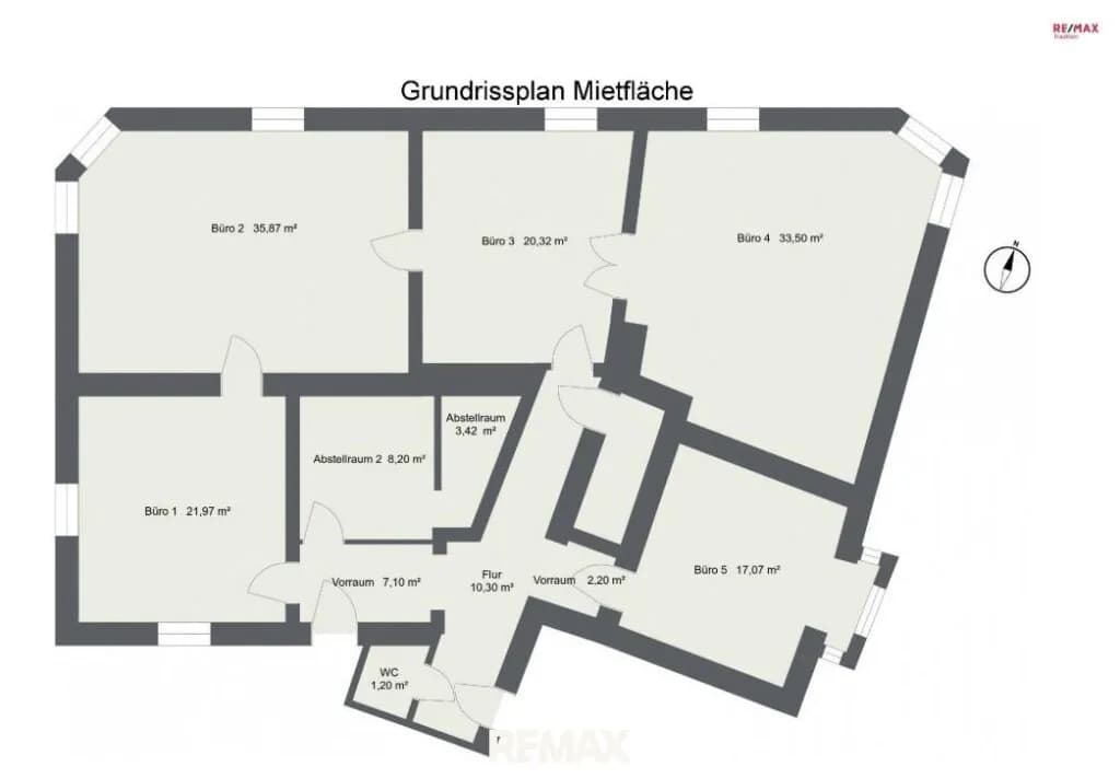 5-Zimmer-Gewerbeimmobilie mieten in Leoben – 161 m², € 1.353 – Bild 8 von 13