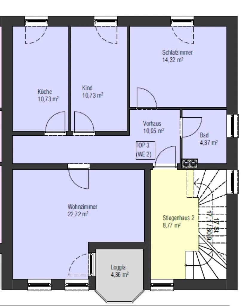 3-Zimmer-Wohnung kaufen in Rohrbach – 73,82 m², € 169.000 – Bild 13 von 13