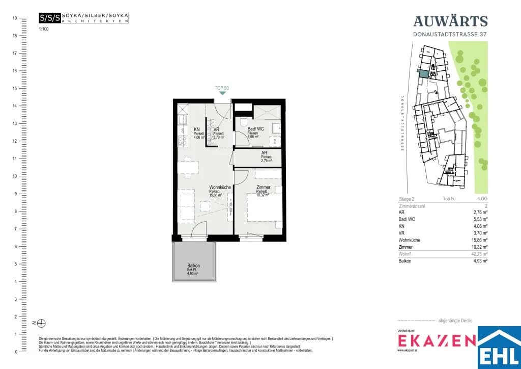 2-Zimmer-Wohnung mieten in Wien – 42,28 m², € 1.140 – Bild 20 von 20