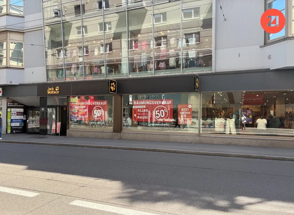 Gewerbeimmobilie mieten in Linz – 224 m², € 6.404
