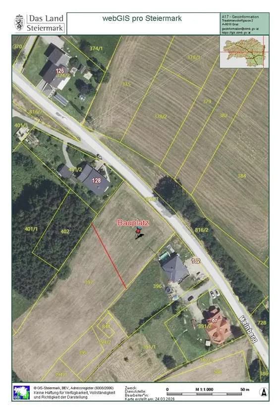 Grundstück kaufen in Hartberg-Fürstenfeld – 1 000 m²