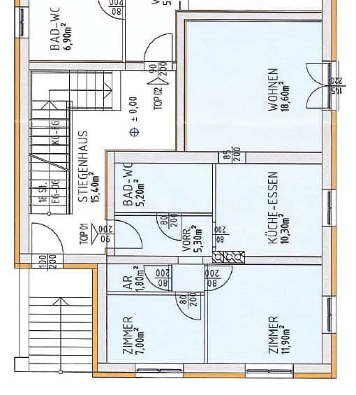 2-Zimmer-Wohnung mieten in Linz – 60,1 m², € 932 – Bild 8 von 8