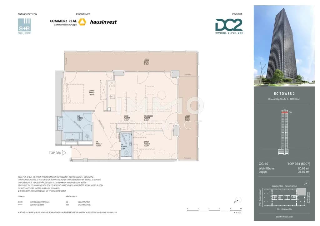 3-Zimmer-Wohnung mieten in Wien – 80,98 m², € 3.450 – Bild 18 von 18