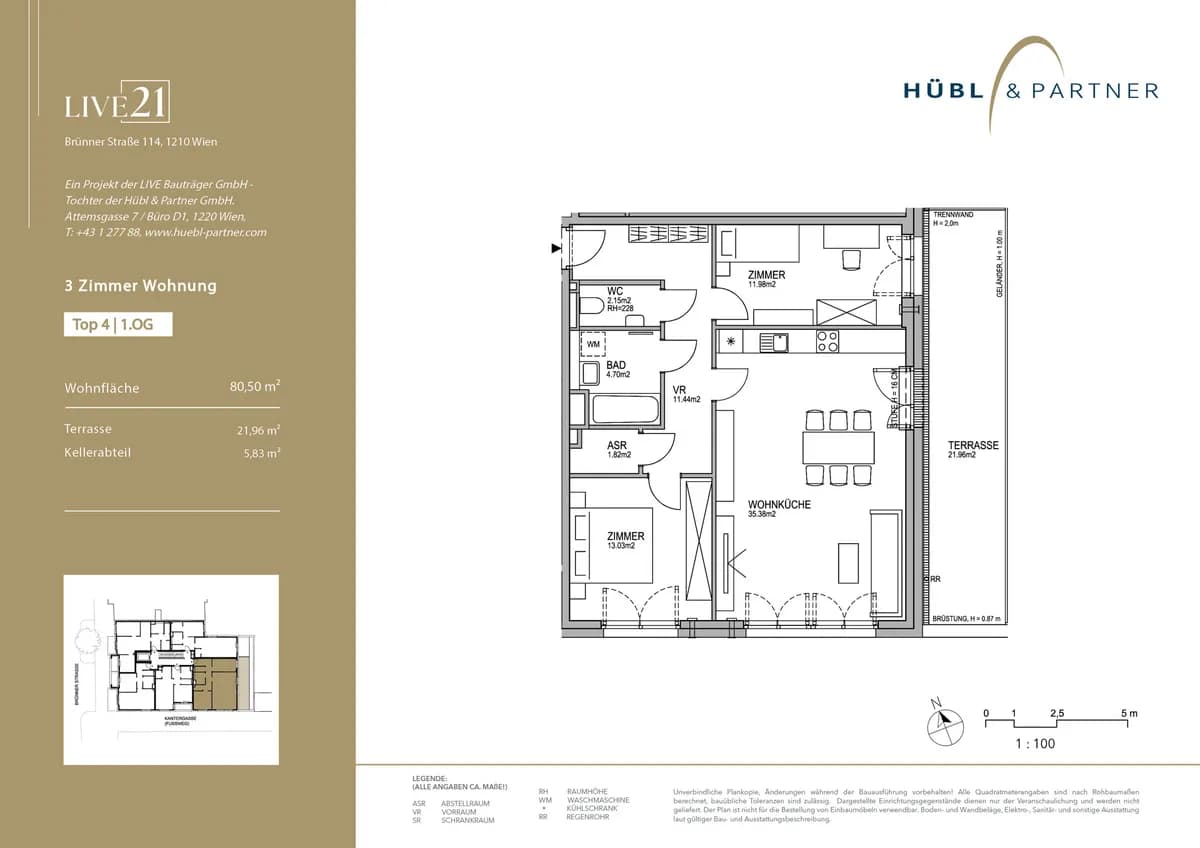 3-Zimmer-Wohnung kaufen in Wien – 80,5 m², € 477.678 – Bild 10 von 10