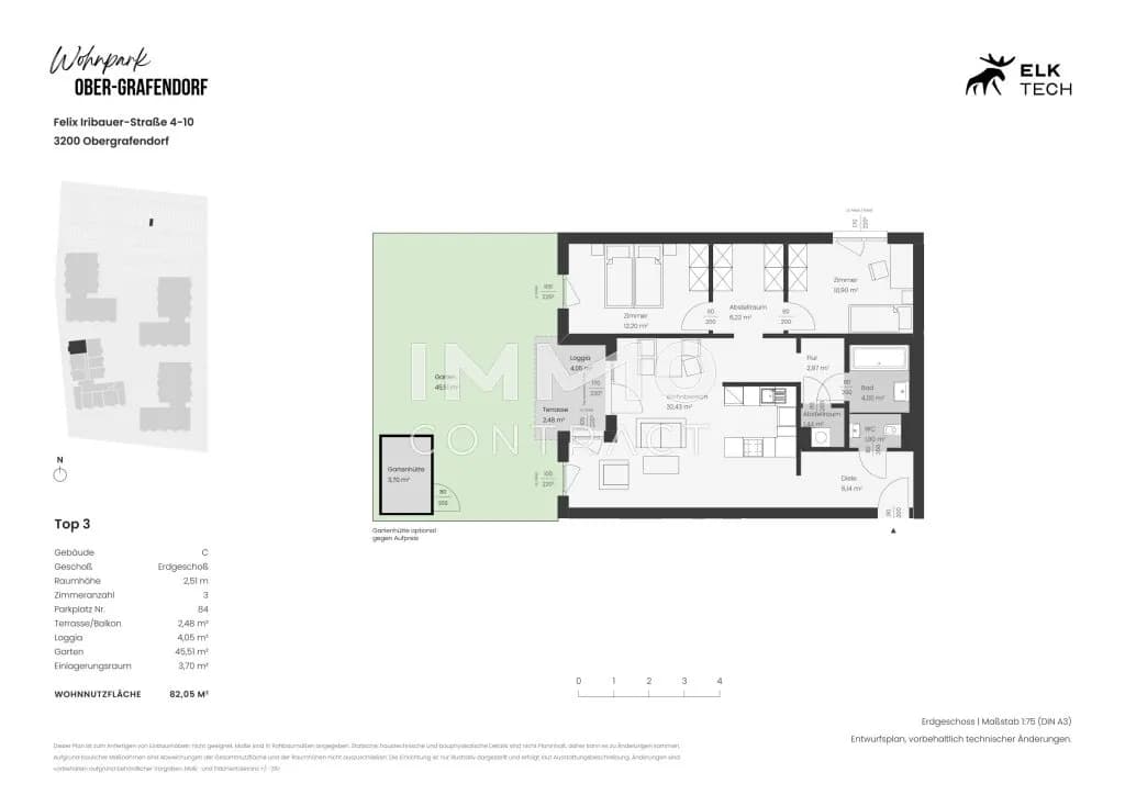 3-Zimmer-Wohnung kaufen in Sankt Pölten Land – 82,05 m², € 279.900 – Bild 10 von 10