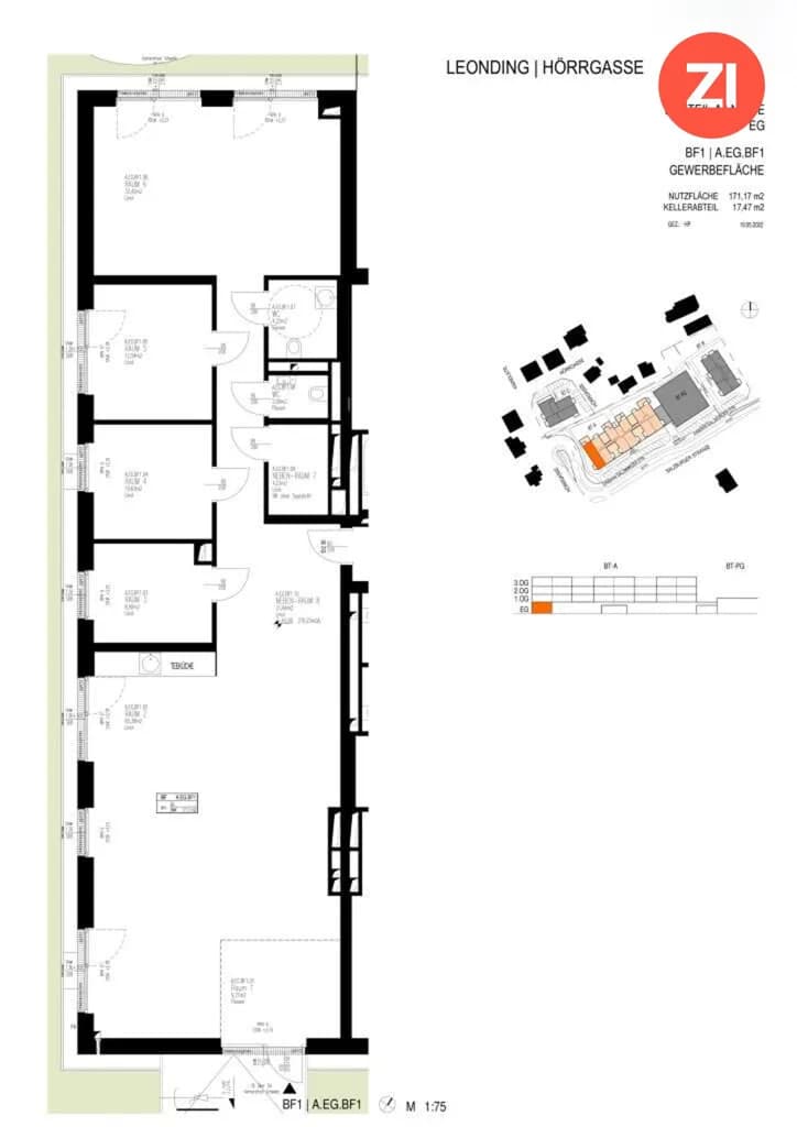 Gewerbeimmobilie mieten in Linz Land – 171 m², € 2.520 – Bild 19 von 20