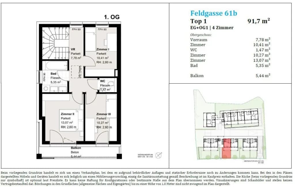 4-Zimmer-Wohnung kaufen in Weiz – 91,66 m², € 452.000 – Bild 14 von 14