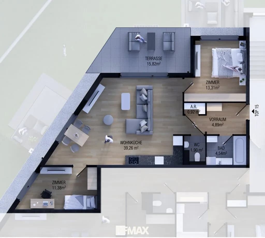 3-Zimmer-Wohnung kaufen in Wien – 88,72 m², € 499.000 – Bild 7 von 7