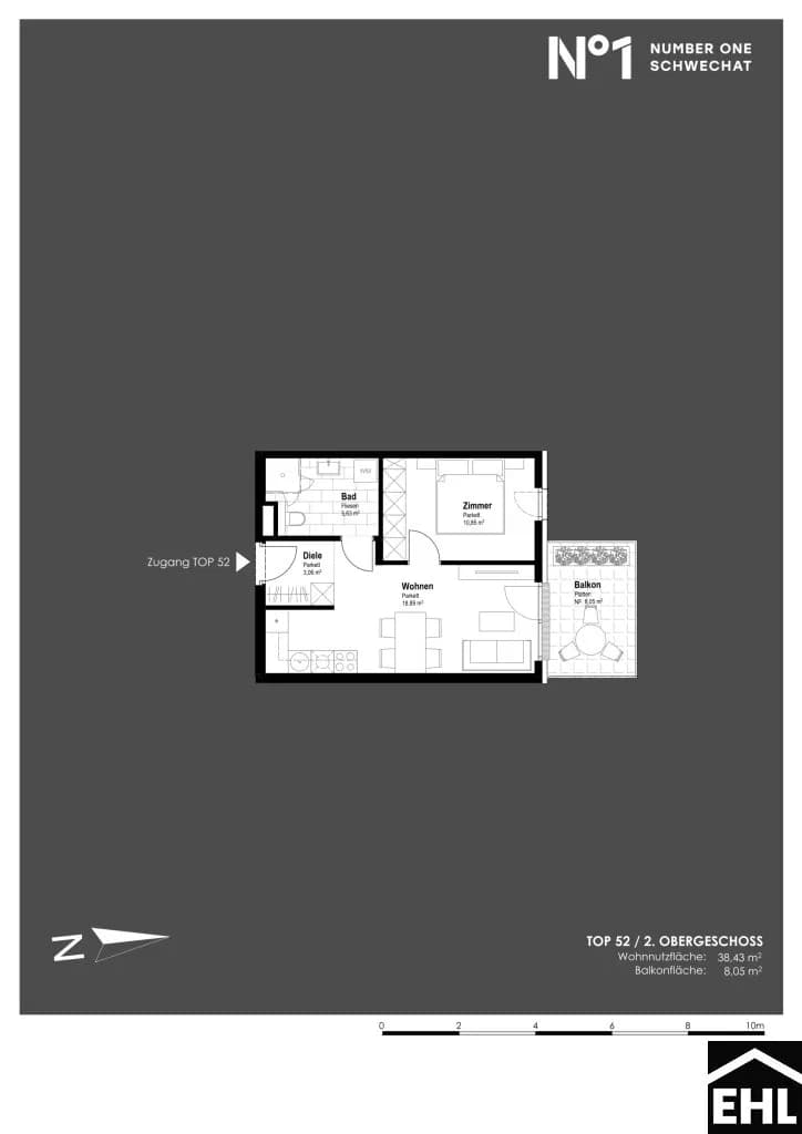 Immobilie kaufen in Bruck an der Leitha – 38,43 m², € 200.700 – Bild 10 von 10