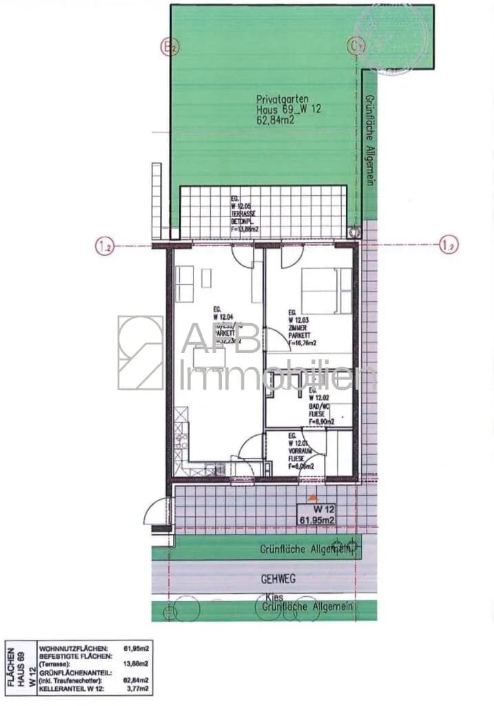 2-Zimmer-Wohnung mieten in Graz – 61,95 m², € 909 – Bild 11 von 11
