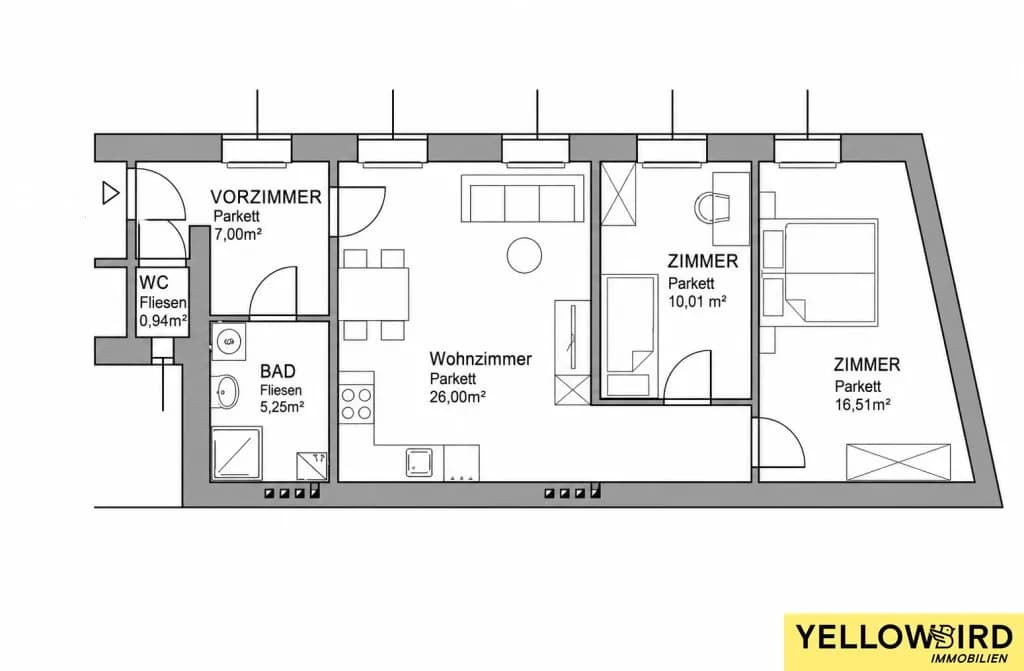3-Zimmer-Wohnung kaufen in Wien – 65,75 m², € 399.000 – Bild 19 von 19
