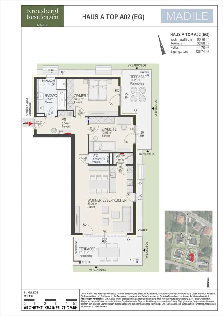 3-Zimmer-Wohnung kaufen in Klagenfurt – 90,16 m² – Bild 7 von 7