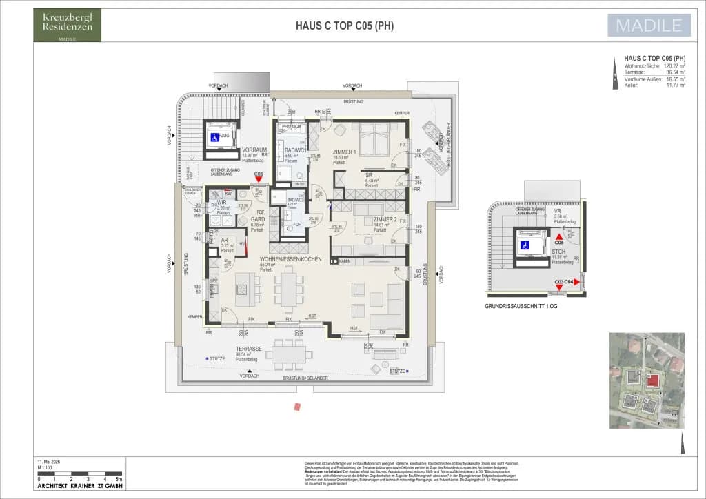 4-Zimmer-Wohnung kaufen in Klagenfurt – 120,27 m² – Bild 7 von 7