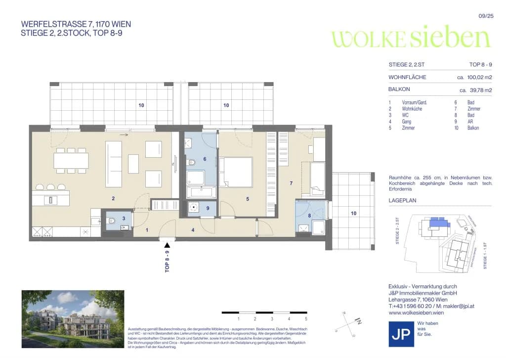 3-Zimmer-Wohnung kaufen in Wien – 100,02 m², € 1.099.000 – Bild 14 von 14