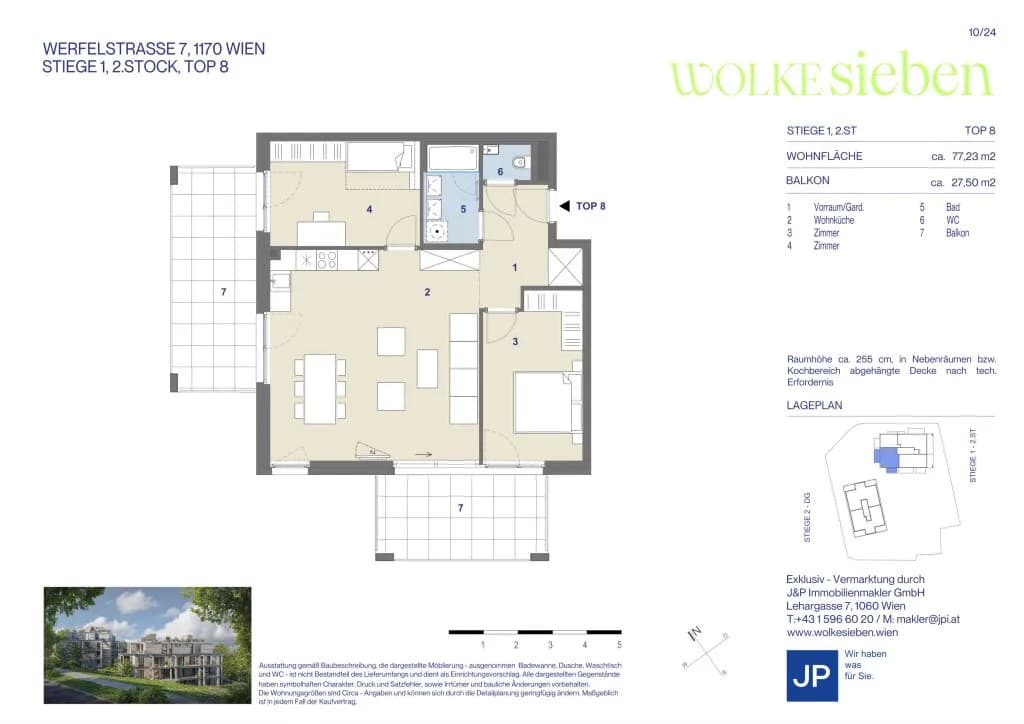 3-Zimmer-Wohnung kaufen in Wien – 77,23 m², € 829.000 – Bild 14 von 14