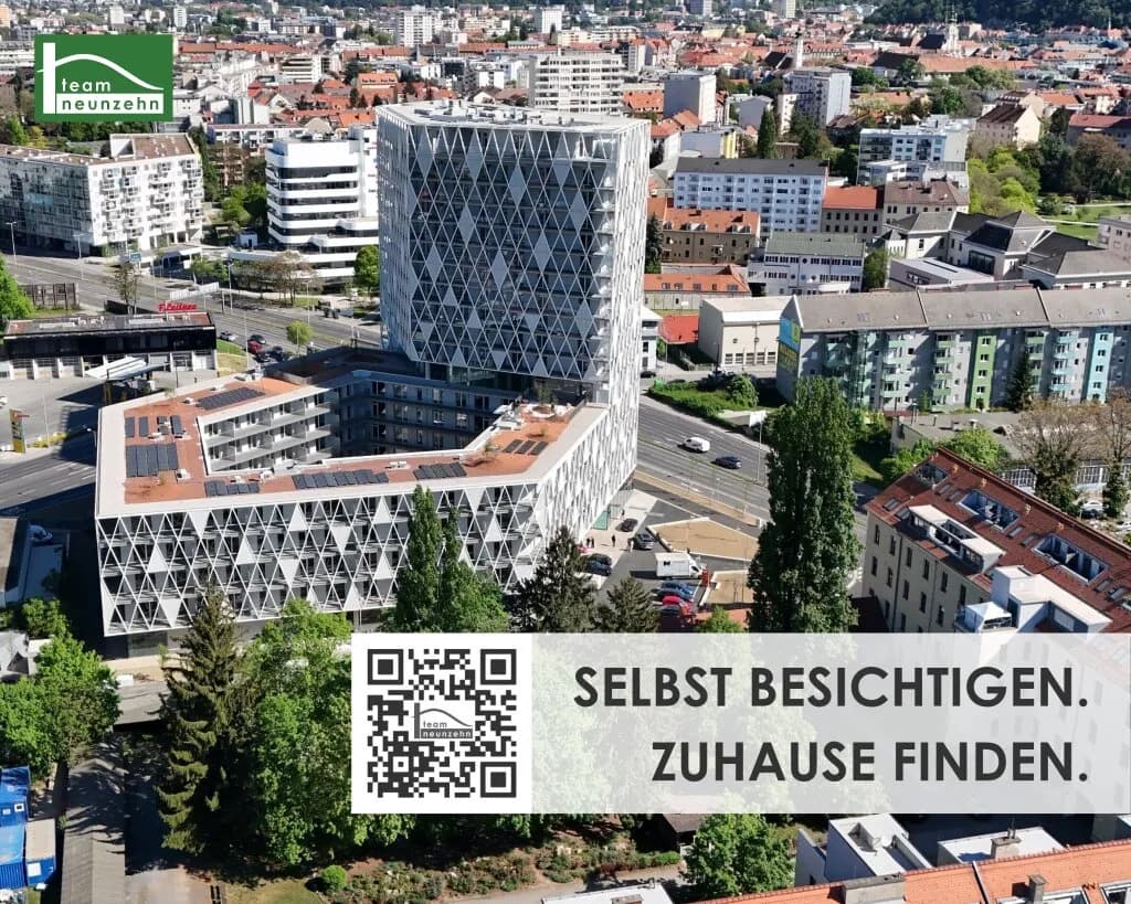 3-Zimmer-Wohnung mieten in Graz – 62,64 m², € 975