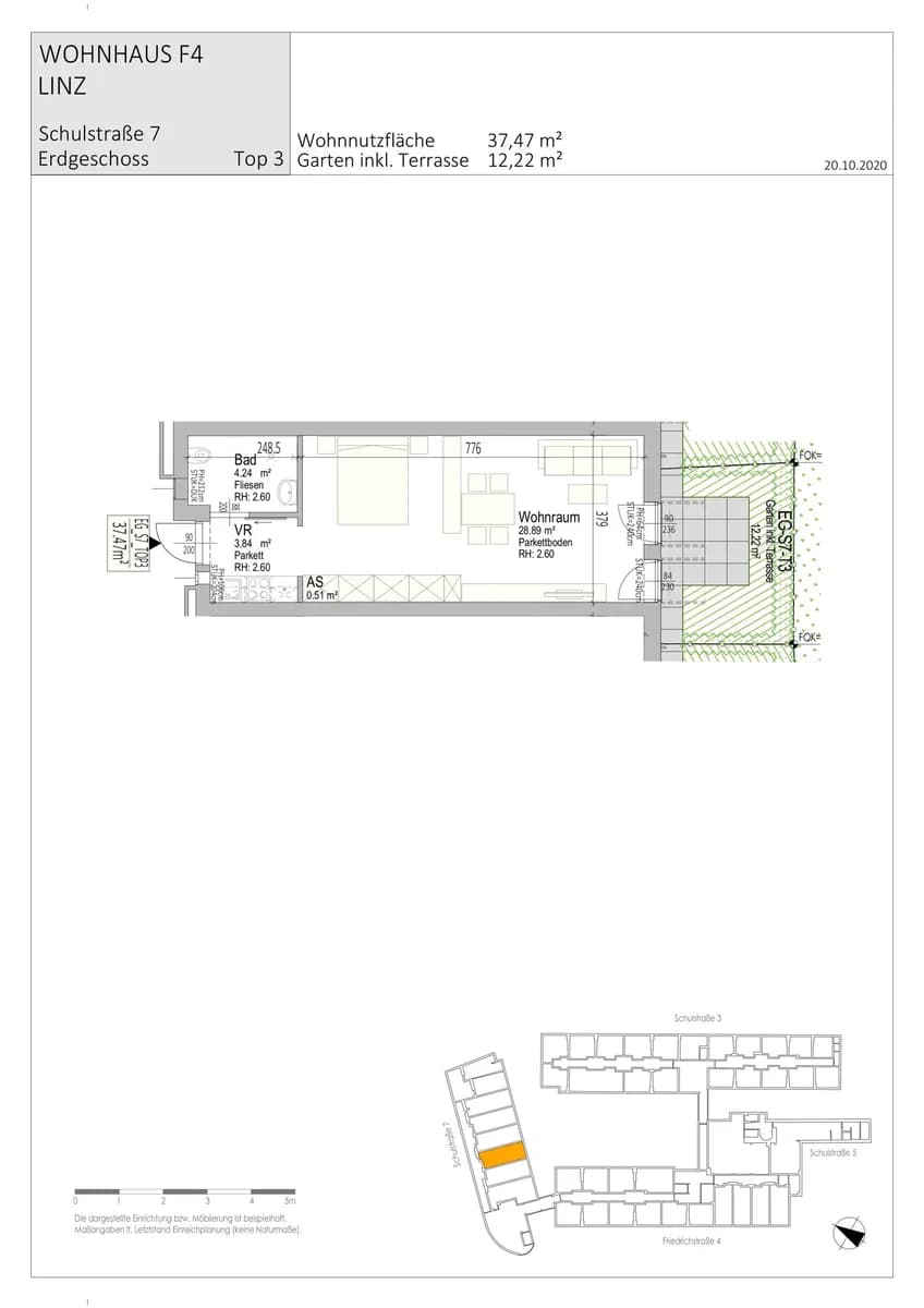 1-Zimmer-Wohnung mieten in Linz – 37,47 m², € 781 – Bild 5 von 18