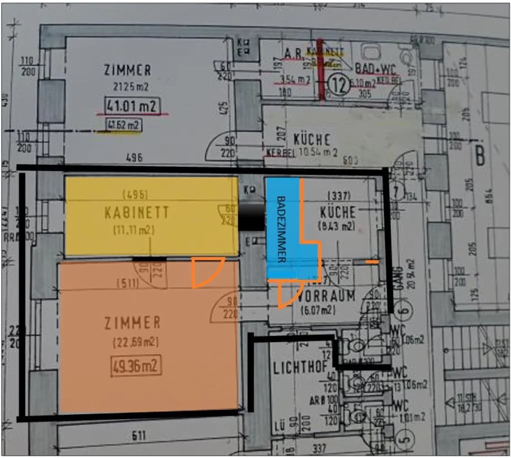 2-Zimmer-Wohnung kaufen in Wien – 49,36 m², € 269.000 – Bild 6 von 7
