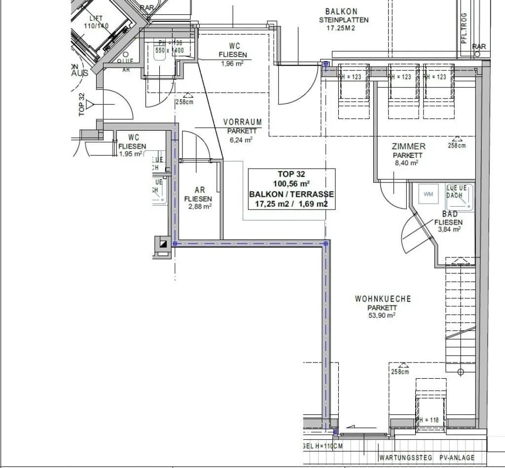 3-Zimmer-Wohnung kaufen in Wien – 101,29 m², € 869.000 – Bild 8 von 9