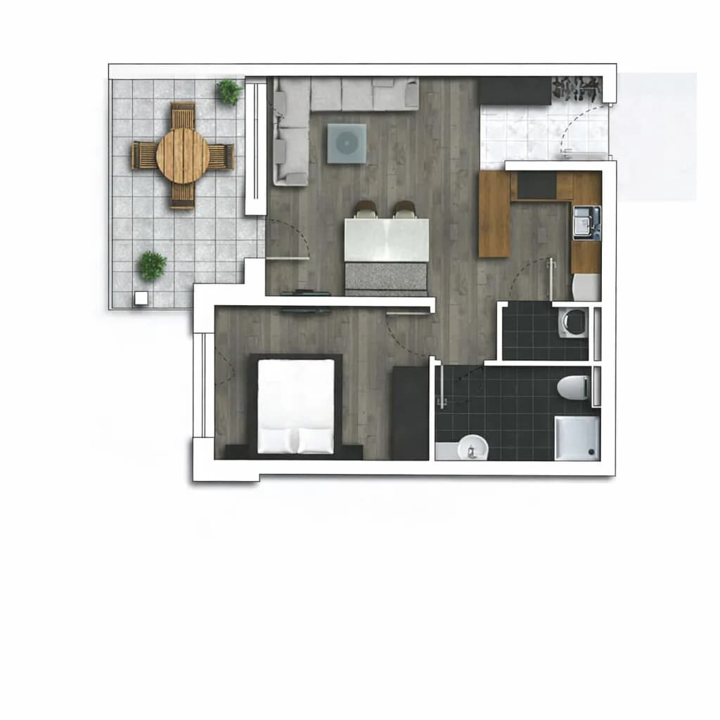 2-Zimmer-Wohnung mieten in Kufstein – 49,3 m², € 1.150 – Bild 9 von 9