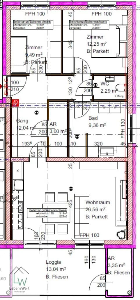 3-Zimmer-Wohnung mieten in Oberpullendorf – 74,99 m², € 908 – Bild 6 von 6