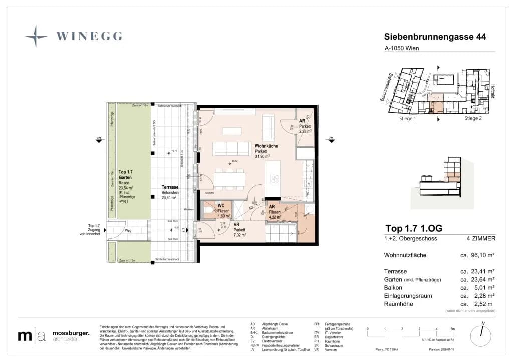 4-Zimmer-Wohnung kaufen in Wien – 96,59 m², € 749.100 – Bild 10 von 12