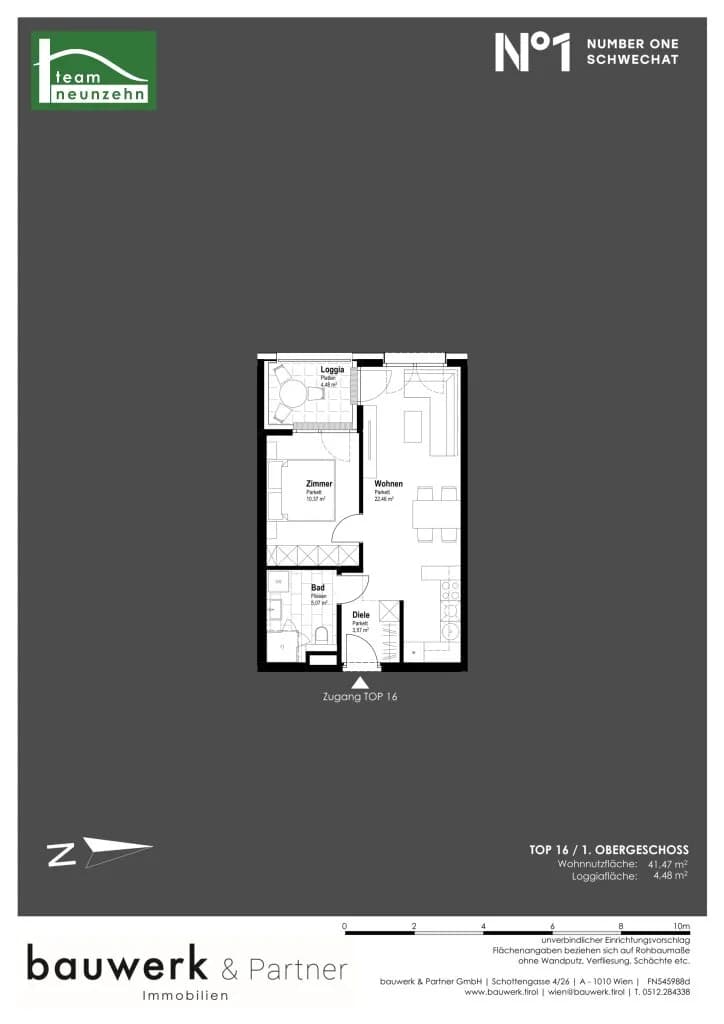 Immobilie kaufen in Bruck an der Leitha – 41,47 m², € 184.800 – Bild 15 von 15