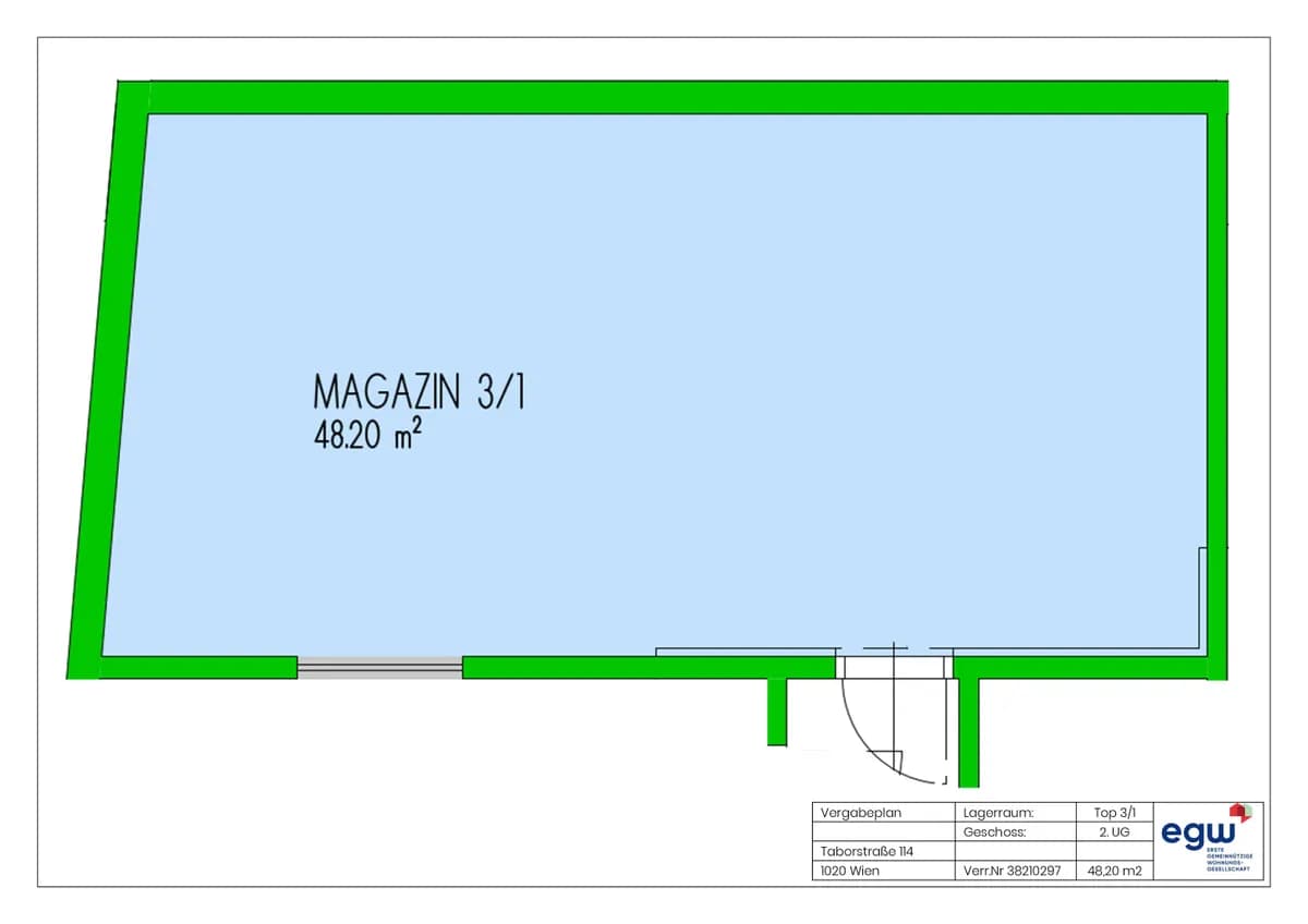 1-Zimmer-Gewerbeimmobilie mieten in Wien – € 408 – Bild 7 von 7