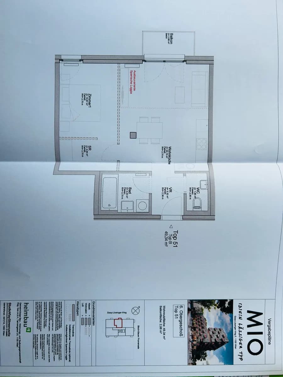 2-Zimmer-Wohnung kaufen in Wien – 50 m², € 349.800 – Bild 16 von 19