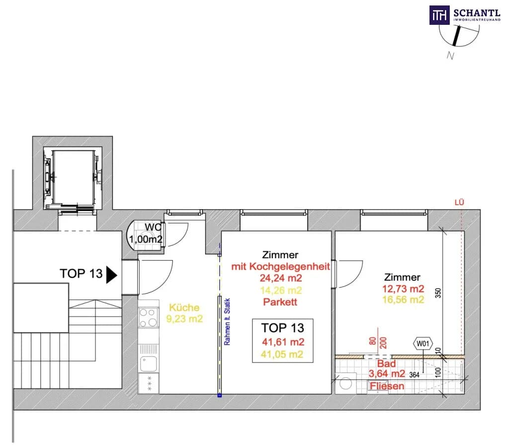 2-Zimmer-Wohnung kaufen in Wien – 41,61 m², € 269.000 – Bild 14 von 14