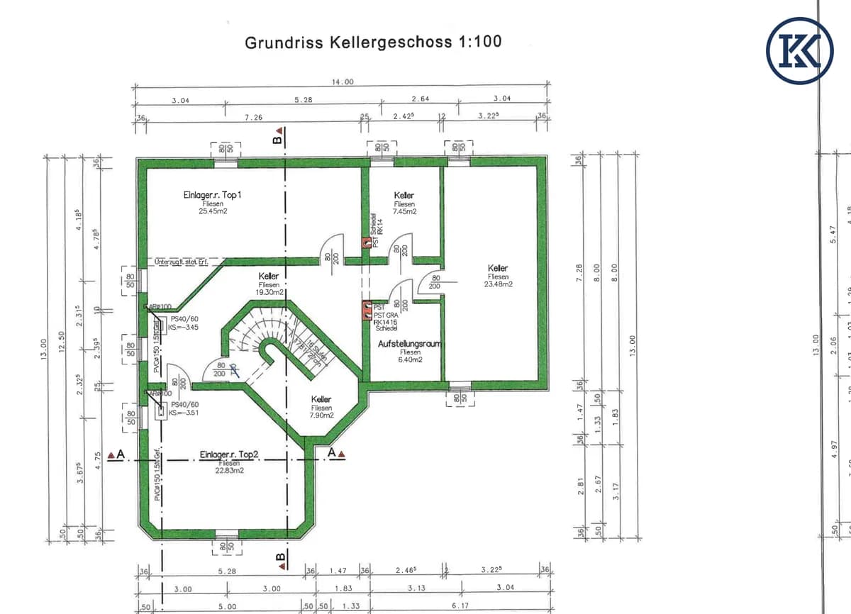 8-Zimmer-Gewerbeimmobilie kaufen in Wien – 214,57 m², € 1.600.000 – Bild 70 von 75