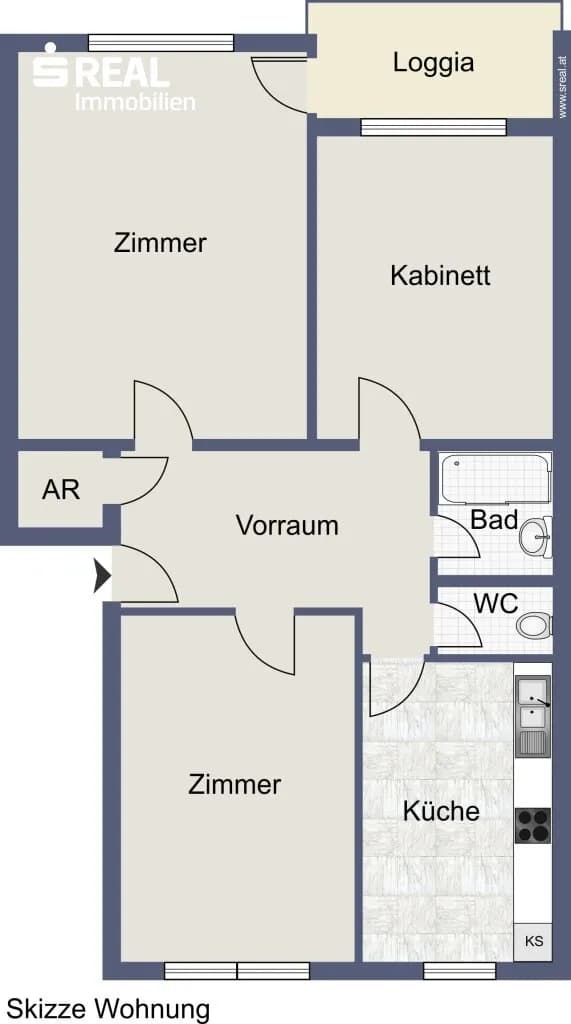3-Zimmer-Wohnung kaufen in Wien – 77 m², € 398.000 – Bild 9 von 10