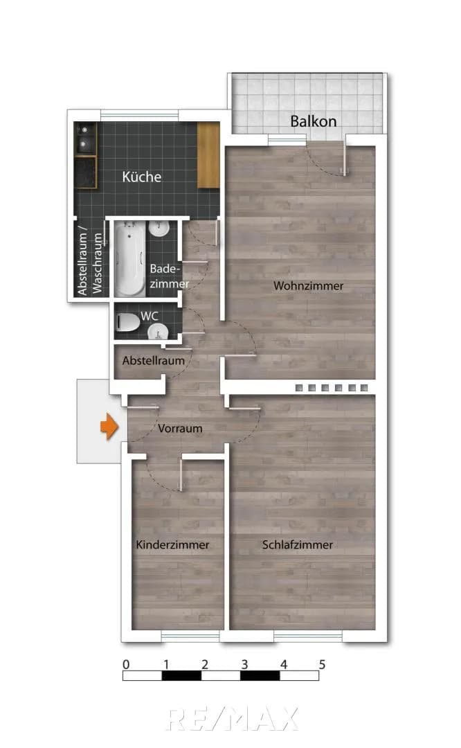 3-Zimmer-Wohnung kaufen in Linz – 71 m², € 207.000 – Bild 7 von 7