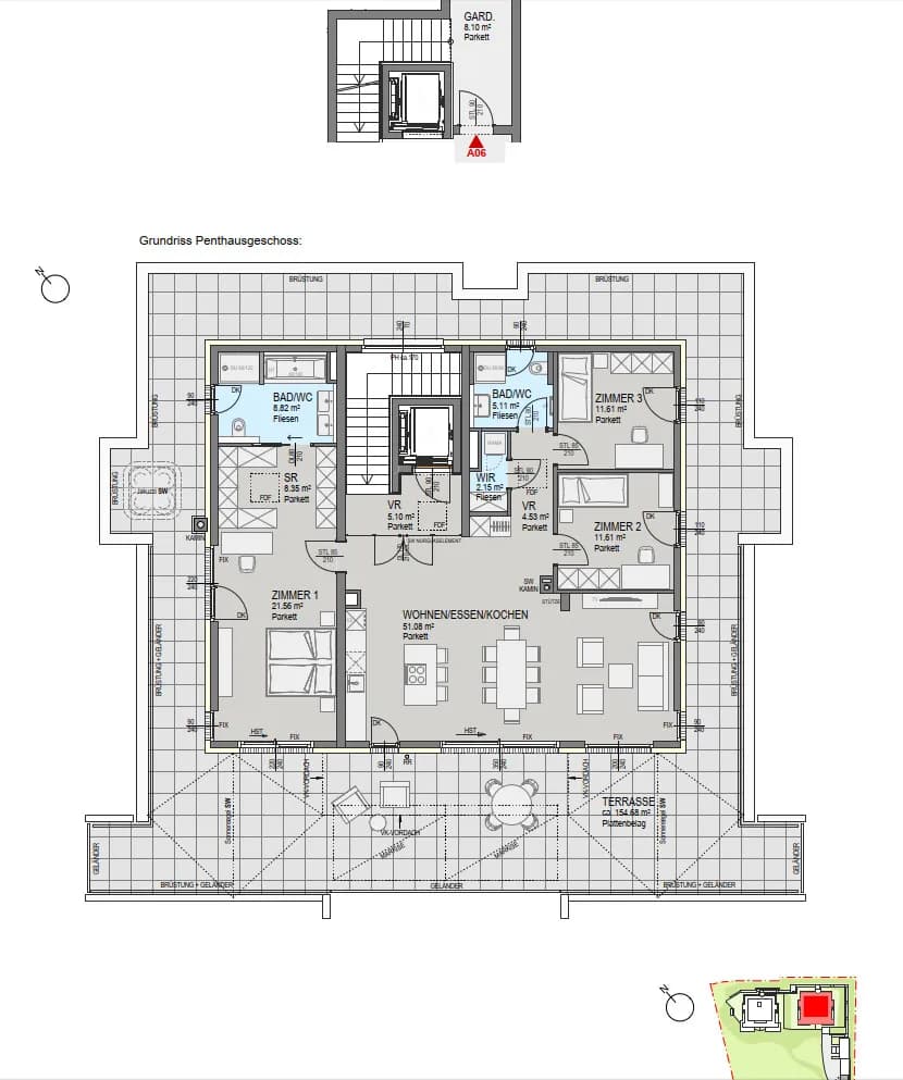 4-Zimmer-Wohnung kaufen in Graz – 138,02 m², € 1.400.000 – Bild 4 von 6