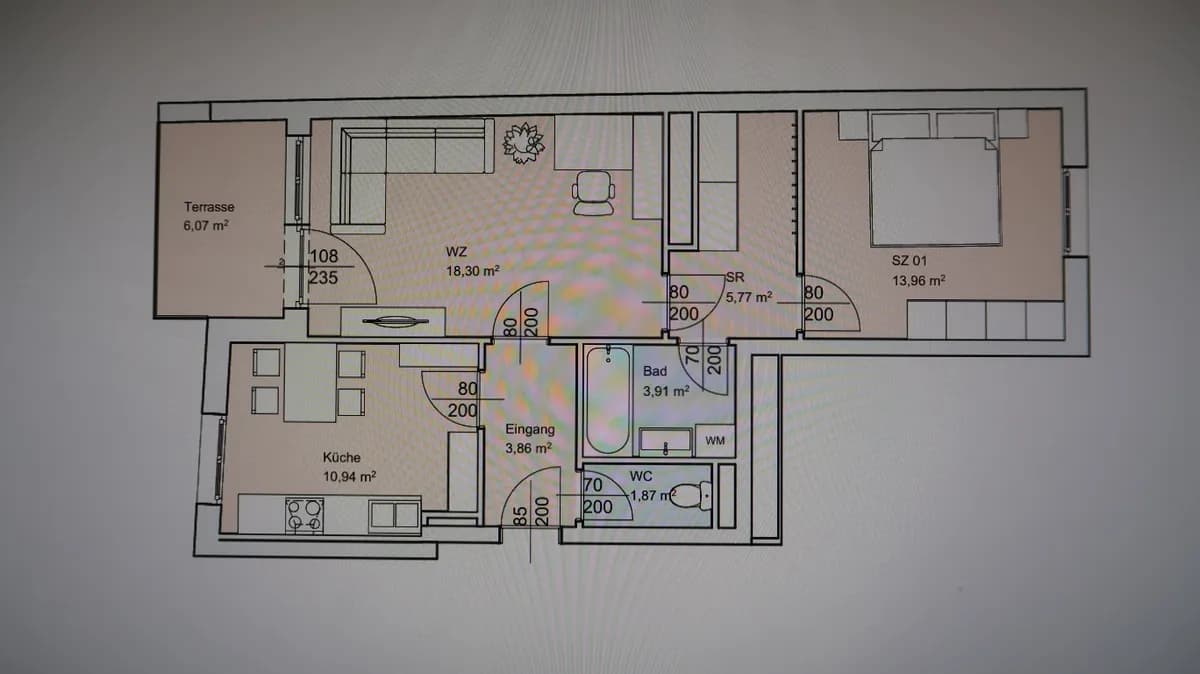 2-Zimmer-Wohnung mieten in Graz – 57 m², € 795 – Bild 15 von 15