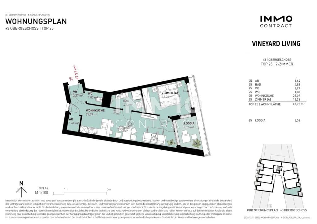 2-Zimmer-Wohnung kaufen in Wien – 47,92 m², € 371.500 – Bild 10 von 10