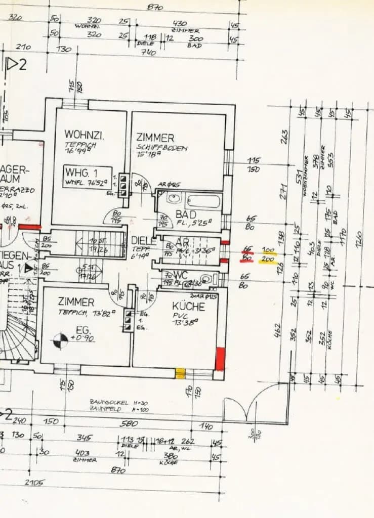 3-Zimmer-Wohnung mieten in Wiener Neustadt Land – 80,7 m², € 879 – Bild 9 von 9
