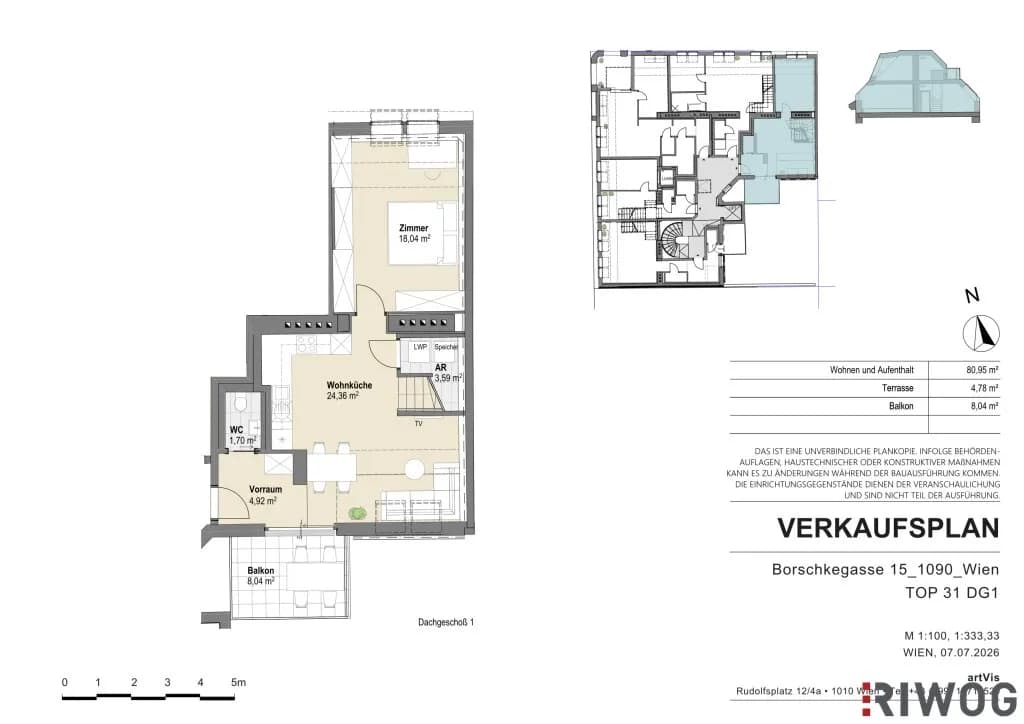 3-Zimmer-Wohnung kaufen in Wien – 80,95 m², € 820.000 – Bild 27 von 29