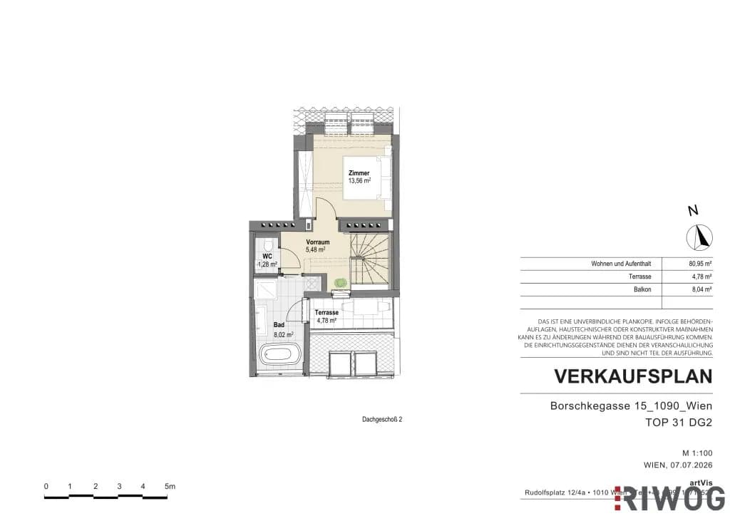 3-Zimmer-Wohnung kaufen in Wien – 80,95 m², € 820.000 – Bild 28 von 29