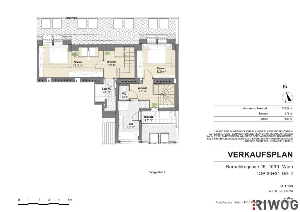 5-Zimmer-Wohnung kaufen in Wien – 174,08 m², € 1.665.000 – Bild 36 von 37