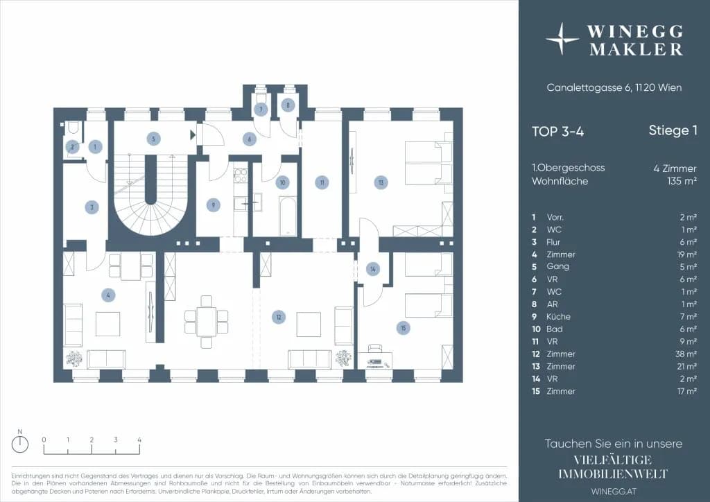 5-Zimmer-Wohnung kaufen in Wien – 136 m², € 590.000 – Bild 16 von 16