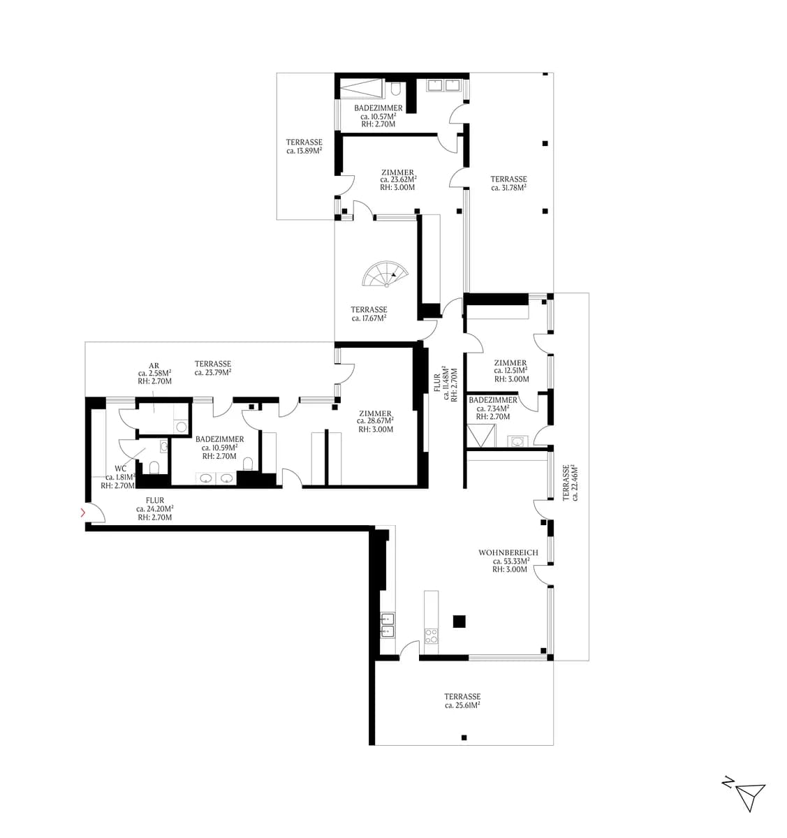 4-Zimmer-Wohnung kaufen in Wien – 186 m², € 3.690.000 – Bild 11 von 12