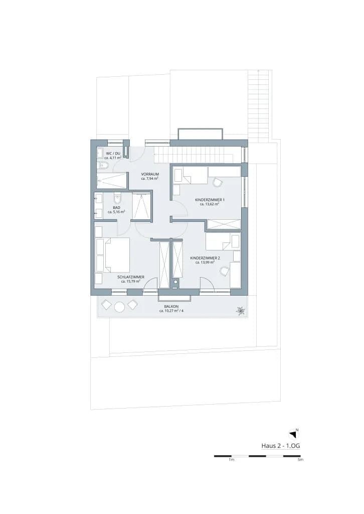 5-Zimmer-Haus kaufen in Mödling – 158,79 m², € 949.000 – Bild 51 von 52