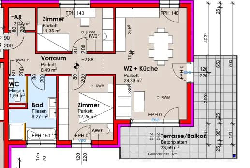 3-Zimmer-Wohnung mieten in Hartberg-Fürstenfeld – 72,85 m², € 993 – Bild 10 von 28