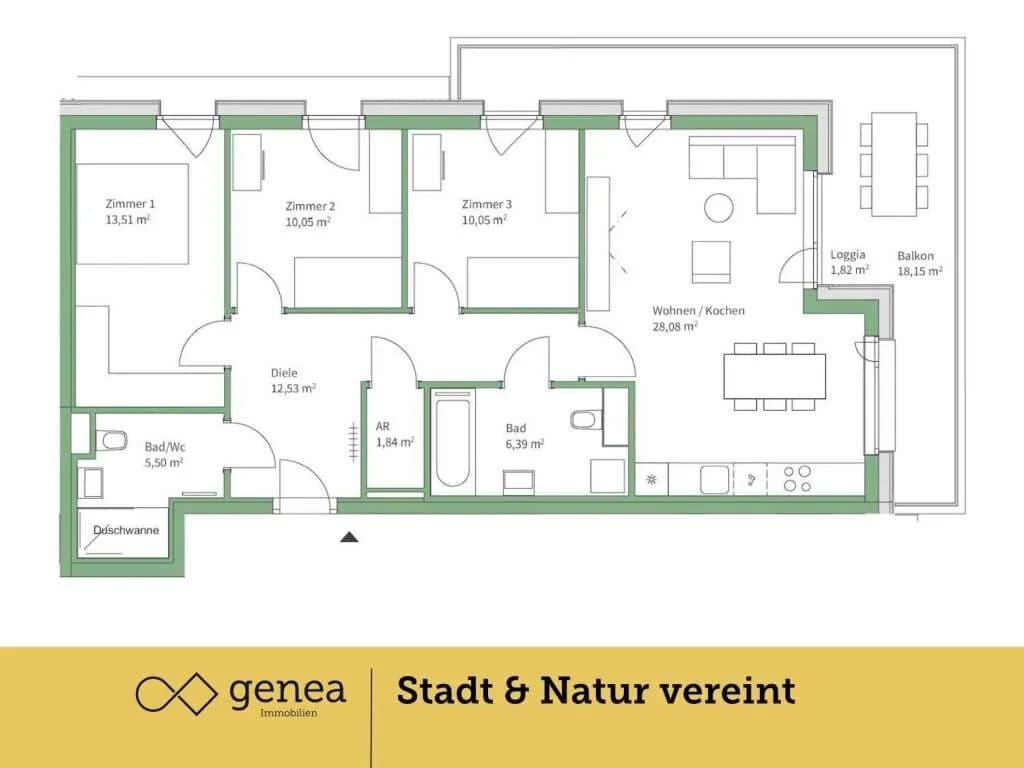 4-Zimmer-Wohnung kaufen in Graz – 87,81 m², € 425.000 – Bild 2 von 23