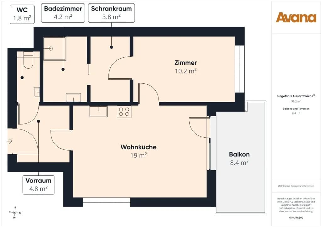 2-Zimmer-Wohnung kaufen in Wien – 44,7 m², € 313.000 – Bild 7 von 7