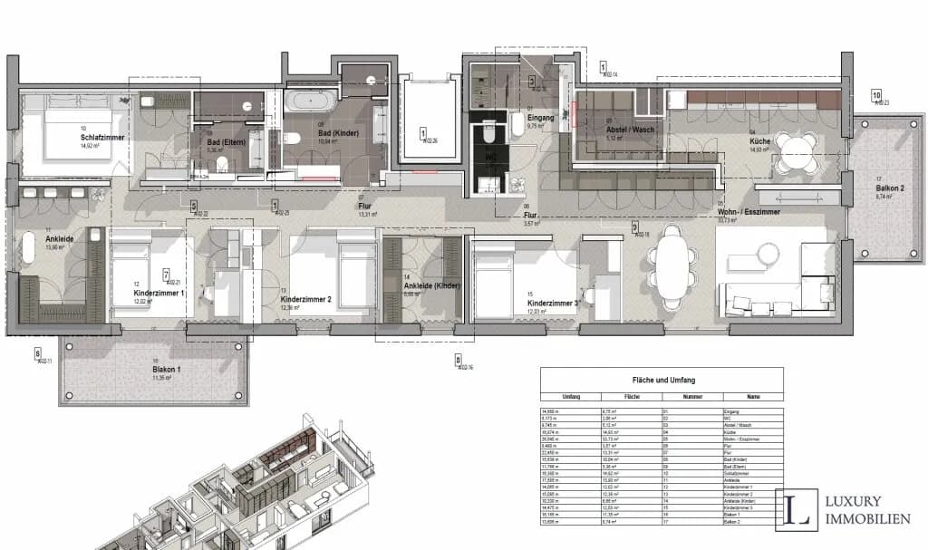 7-Zimmer-Wohnung kaufen in Wien – 171 m², € 1.950.000 – Bild 15 von 16