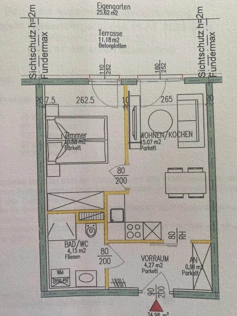 2-Zimmer-Wohnung kaufen in Graz – 34,98 m² – Bild 1 von 2